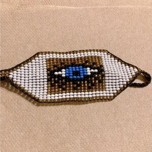 Charming Evil Eye beaded bracelet